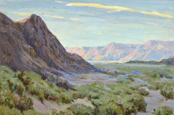 Painting of mountains